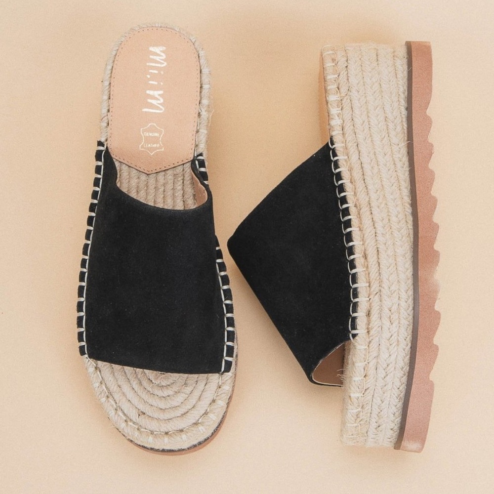 MIIM Eva - Espadrille Platform Slide